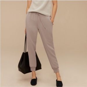 Aritzia Wilfred Buffon Pants light purple/grey - Size Medium